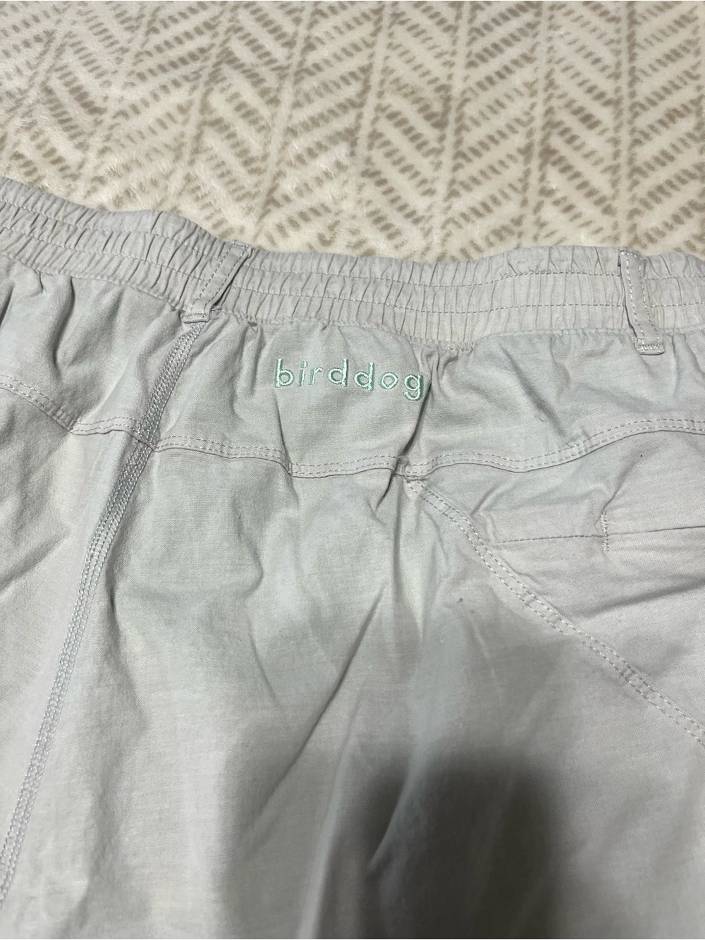 Birddog Light Gray Men’s Elastic-Waist Shorts Xl - Picture 5 of 10